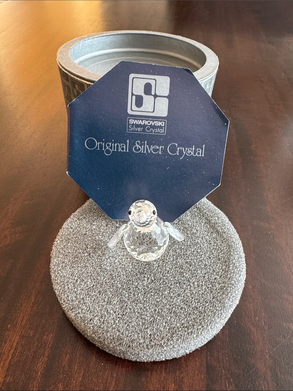 Swarovski Clear Crystal Angel Brooch - Clear